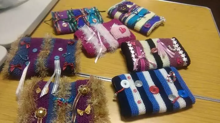 Twiddle Muffs made for Alzheimer patients Twiddle Muffs made for Alzheimer patients